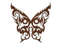 Tribal Butterfly Design DXF File