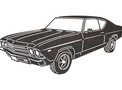 1969 Chevy Chevelle DXF File