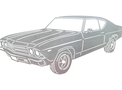 1969 Chevy Chevelle DXF File