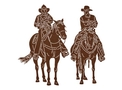 Two Cowboys DXF File