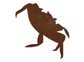 Silhouette of Crab DXF File