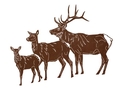 Deer Family DXF File