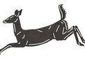 Leaping Deer DXF File