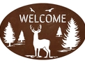 Deer Welcome Sign