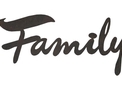 Cursive Family Wall Art DXF File