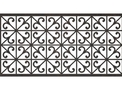 Floral Railing Insert