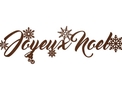 Joyeux Noel Cursive Script DXF File