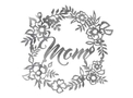 Mothers Wreath Wall Art