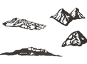 Four_Mountain_Scenes DXF File