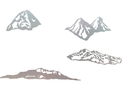 Four_Mountain_Scenes DXF File