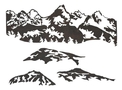 Four_Mountain_Scenes DXF File