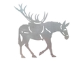 Mule with Antlers DXF File