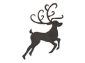 Leaping Reindeer DXF File