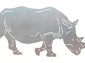 Walking Rhinoceros DXF File