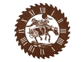 Rodeo Sawblade Clock