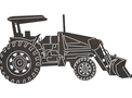 Utility Loader Tractor DXF File