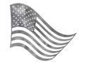 U.S. Flag Waving DXF File