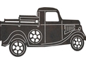 Vintage Pickup Truck DXF File